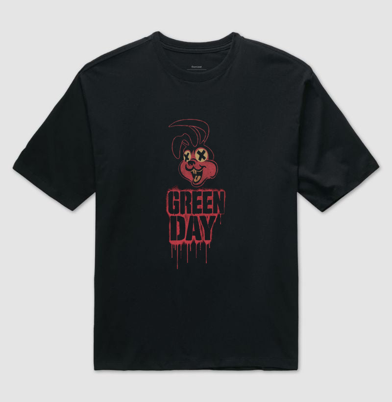 Green Day Punk Bunny Oversized