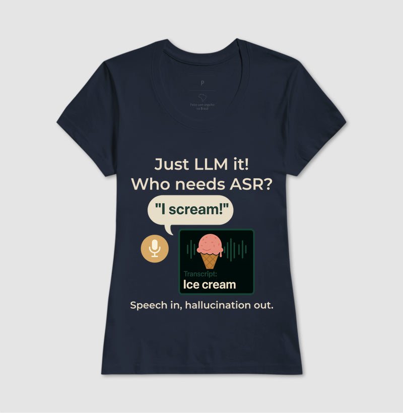 Camiseta Transcrição de Voz (Speech-to-Text) 🇧🇷