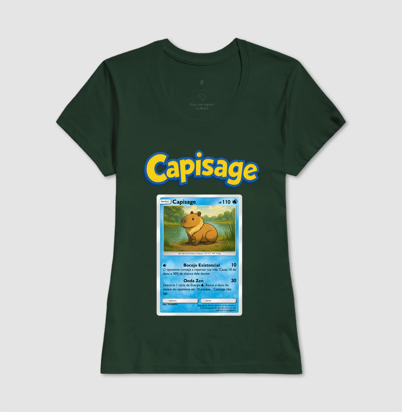 Camiseta Pokémon Capivara BR 🇧🇷