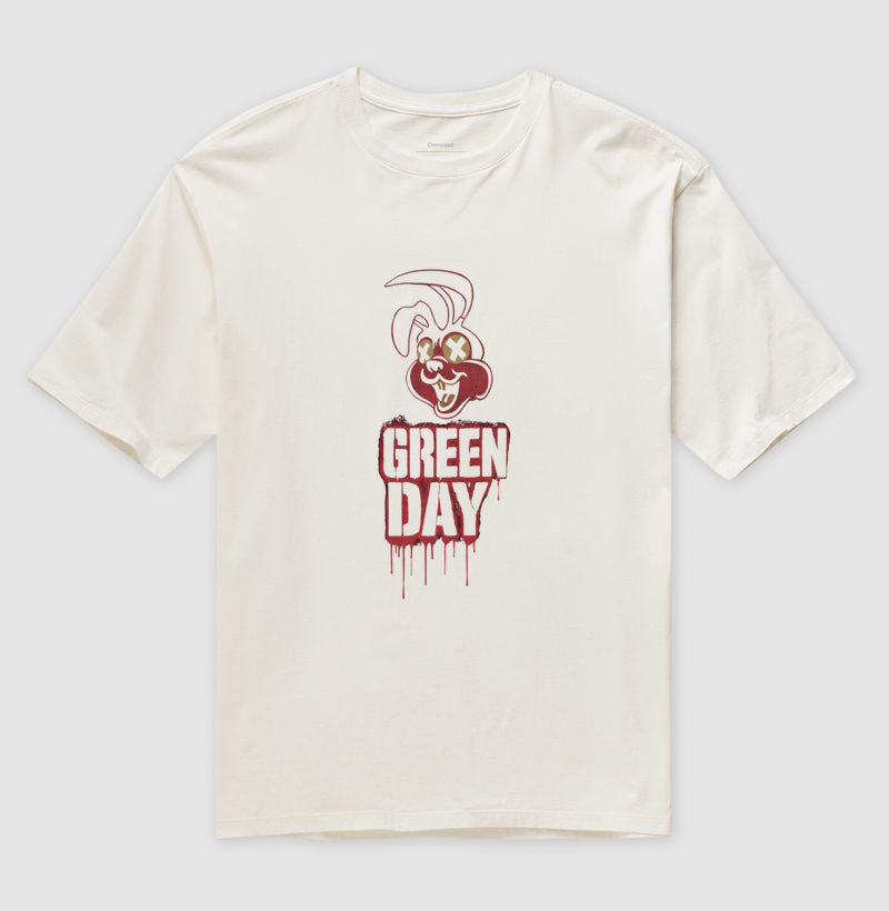 Green Day Punk Bunny Oversized