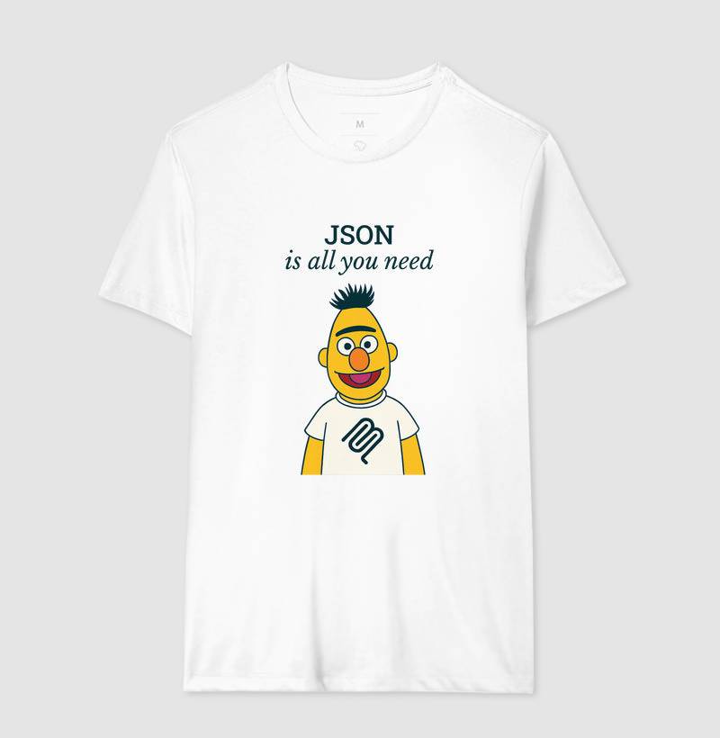 Camiseta JSON is All You Need – BERT + Model Context Protocol (MCP) 🇧🇷