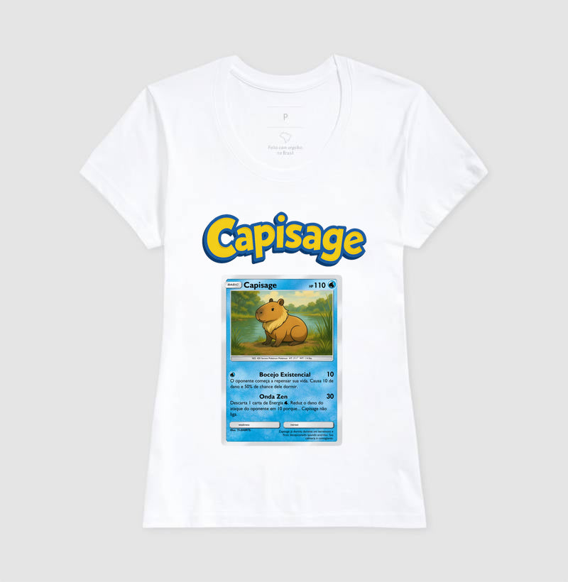 Camiseta Pokémon Capivara BR 🇧🇷