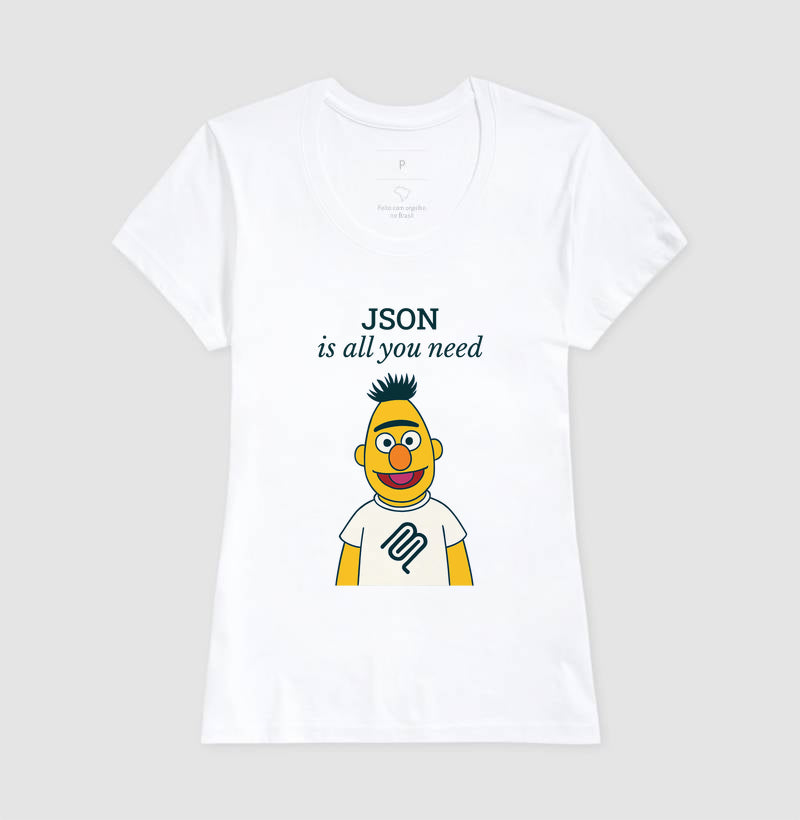 Camiseta JSON is All You Need – BERT + Model Context Protocol (MCP) 🇧🇷
