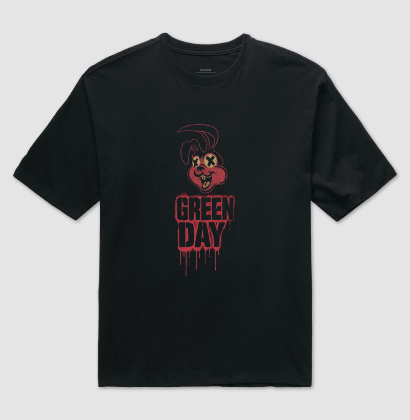Green Day Punk Bunny Oversized