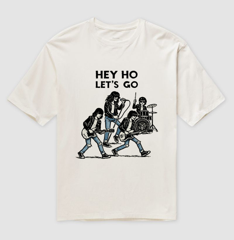 Ramones Hey Ho Let's Go Oversized 🇧🇷