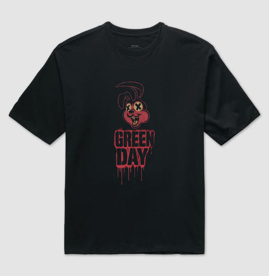 Green Day Punk Bunny Oversized