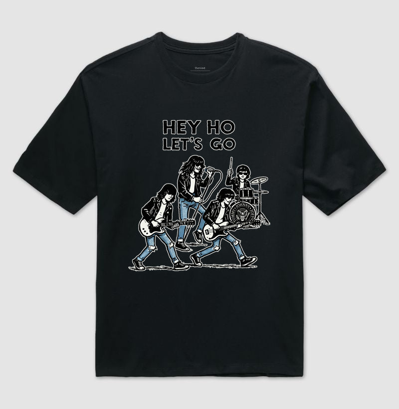 Ramones Hey Ho Let's Go Oversized 🇧🇷