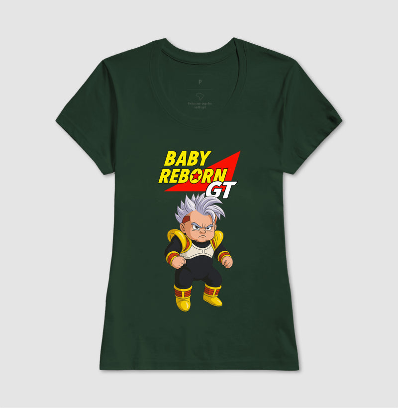 Camiseta Baby Reborn GT – Paródia de Dragon Ball + Bebê Reborn 🇧🇷