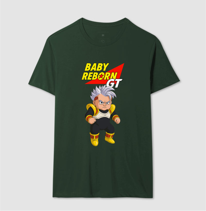 Camiseta Baby Reborn GT – Paródia de Dragon Ball + Bebê Reborn 🇧🇷